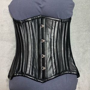 Orchard Leather Hourglass Curve Underbust Corset